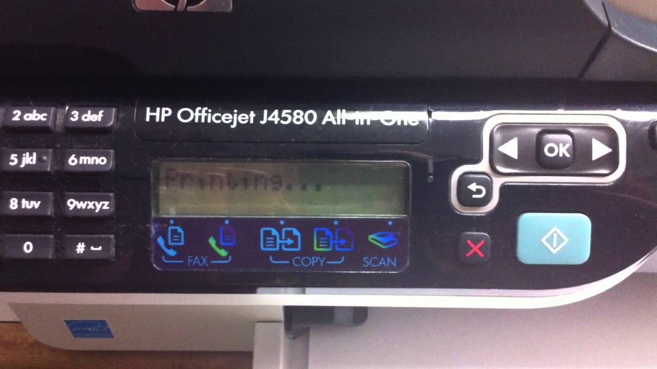 HP Officejet J4580 All-In-One Printer