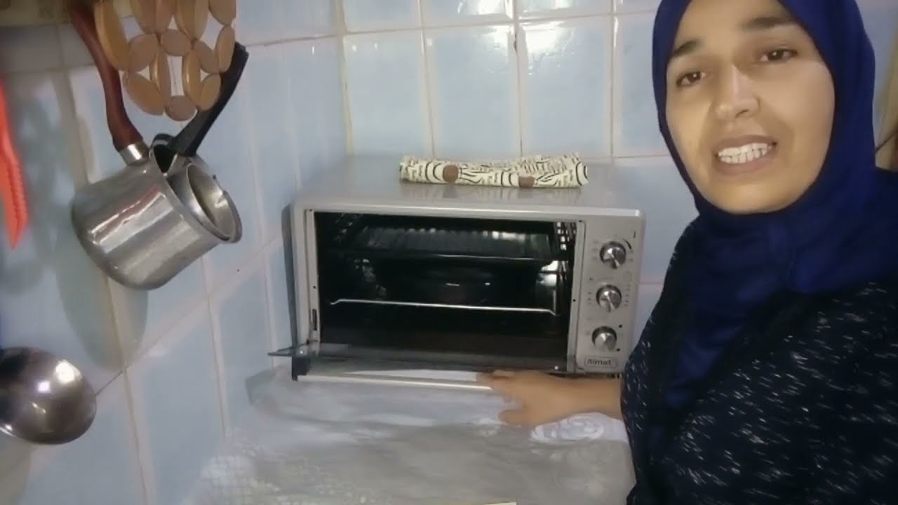 فرن كهربائي itimat طريقة استعماله شرح مبسط طهي الخبز و  كيكة