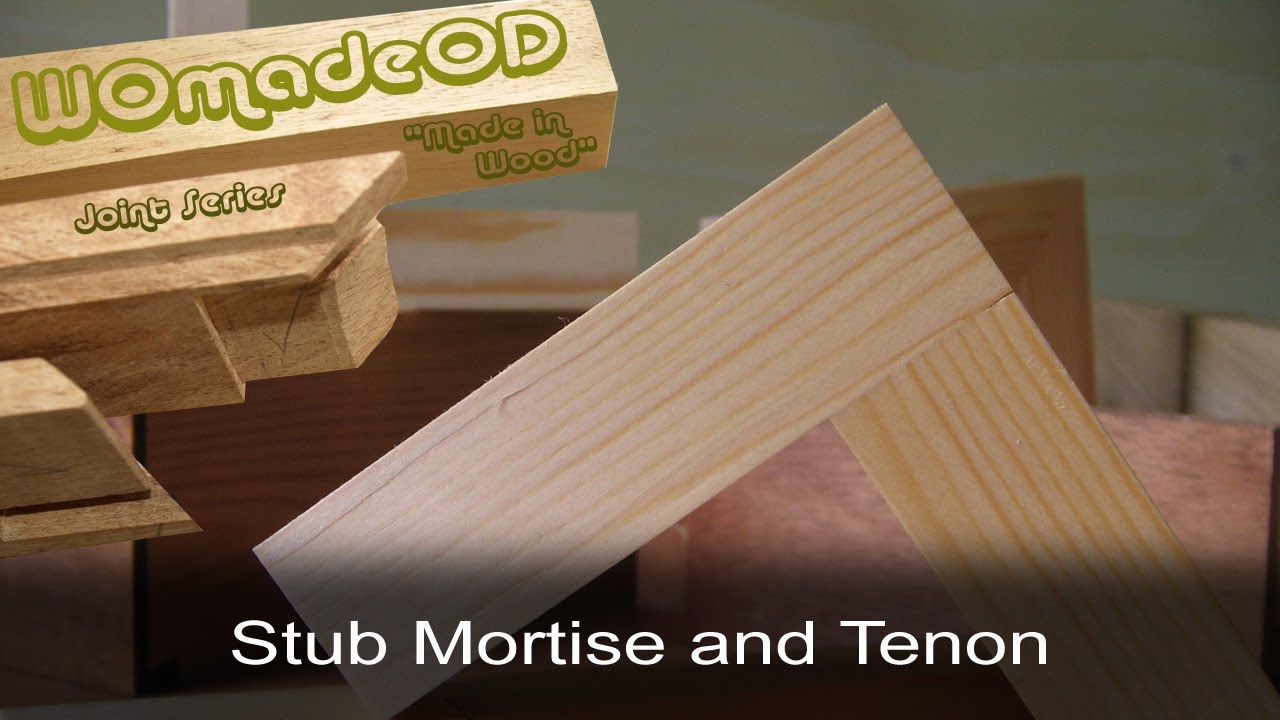 Mortise and Tenon - Stub Variant, with Hidden Tenon