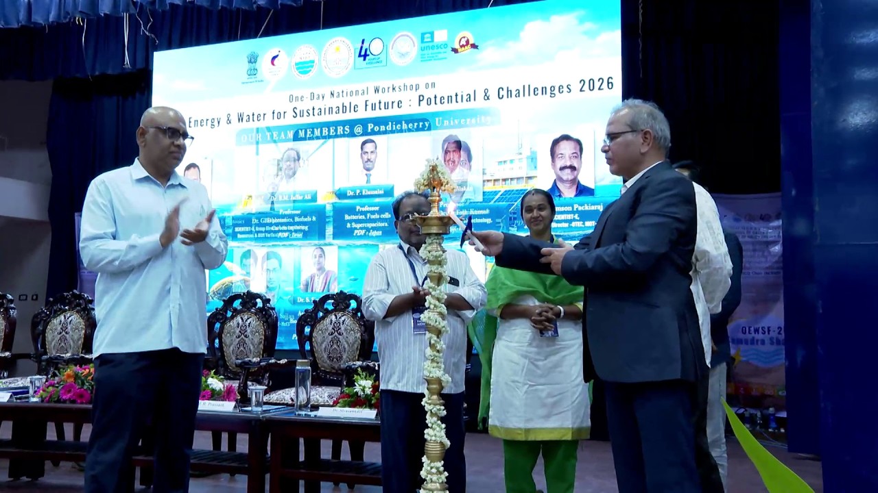 National Workshop on Ocean Energy & Water for Sustainable Future-Potential & Challenges 2026