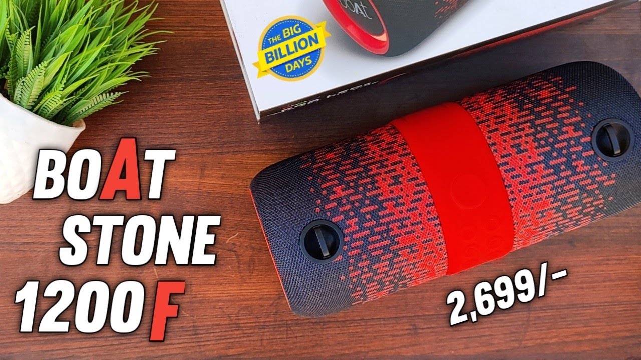 Boat Stone 1200F 14W Bluetooth Speaker Unboxing And Detailed Review Is It Really Worth Buying