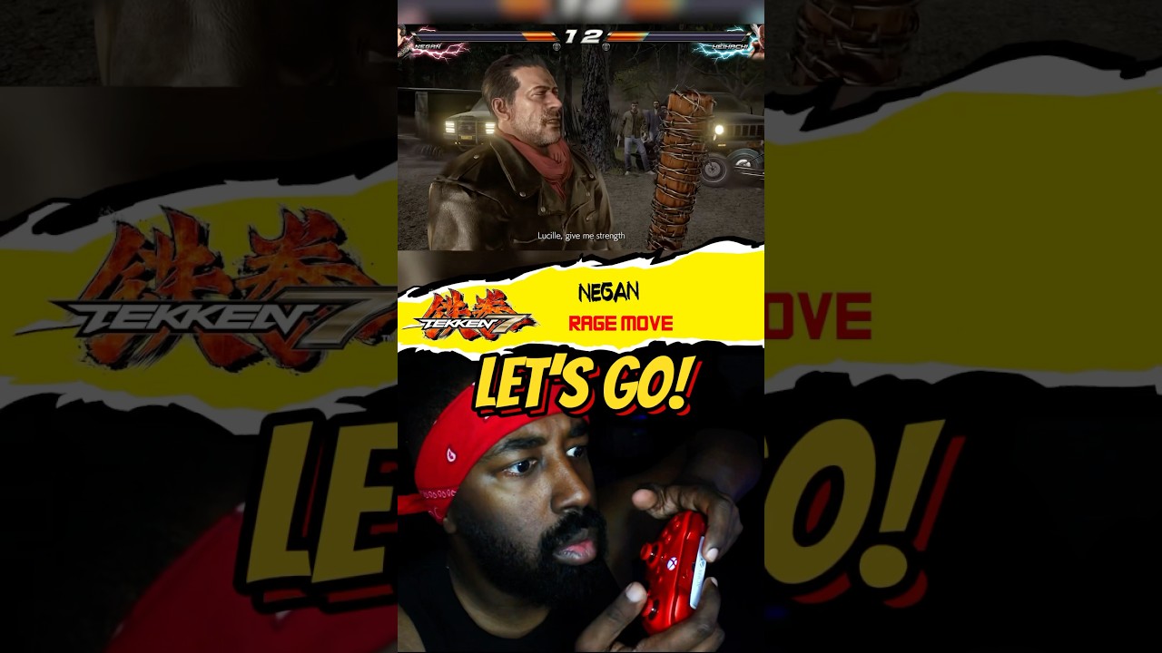 The Best Rage Art in Tekken 7! Negan Rage Move!
