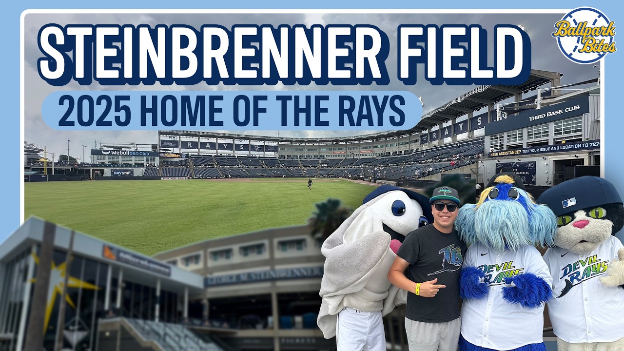 TAMPA BAY RAYS НА СТАЙНБРЕННЕР ФИЛД | Обзор стадиона и экскурсия