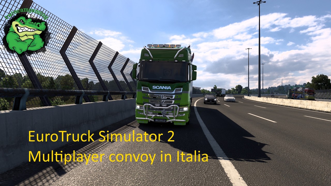 EuroTruck Simulator 2 convoy.  What could possibly go wrong?