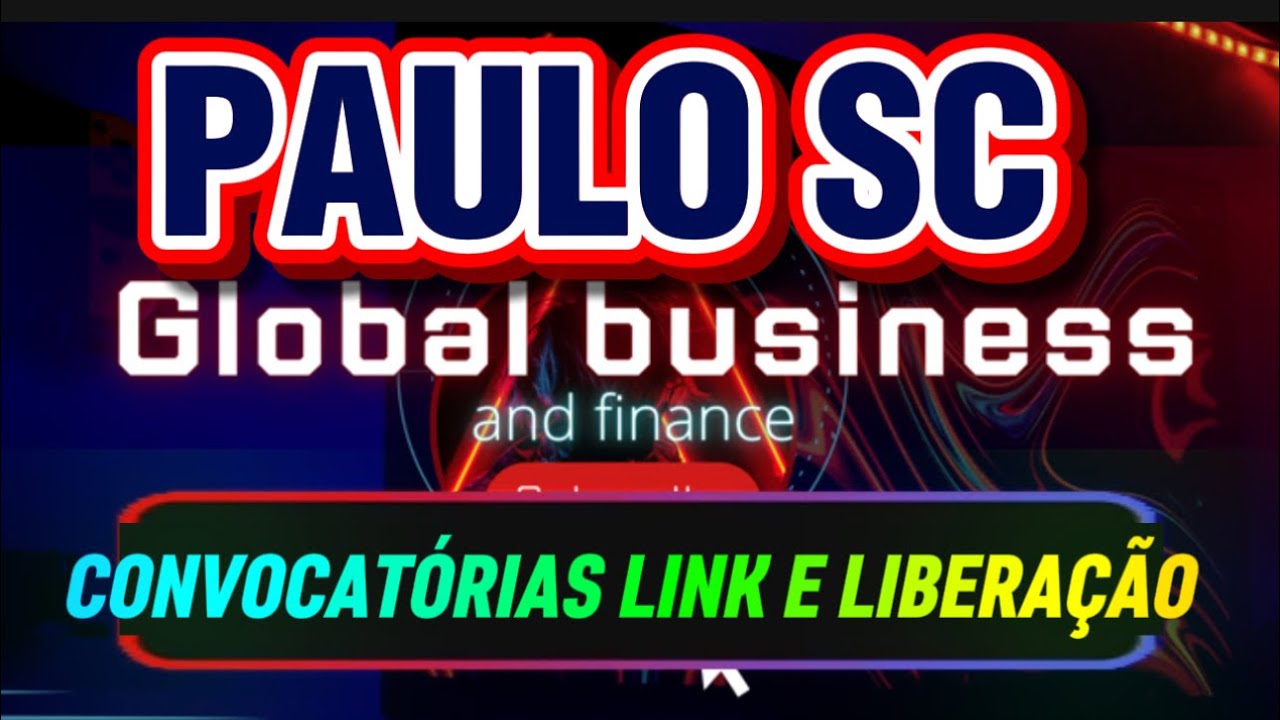 PAULO SC LIBERA&Ccedil;&Atilde;O E LIQUIDEZ PREVIS&Atilde;O DATA PARA RECEBIMENTO 