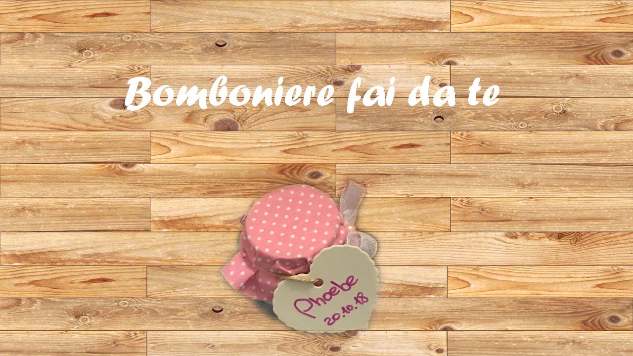 TUTORIAL_Come realizzare delle bomboniere per battesimo con i vasetti degli omogenizzati. FAI DA TE_