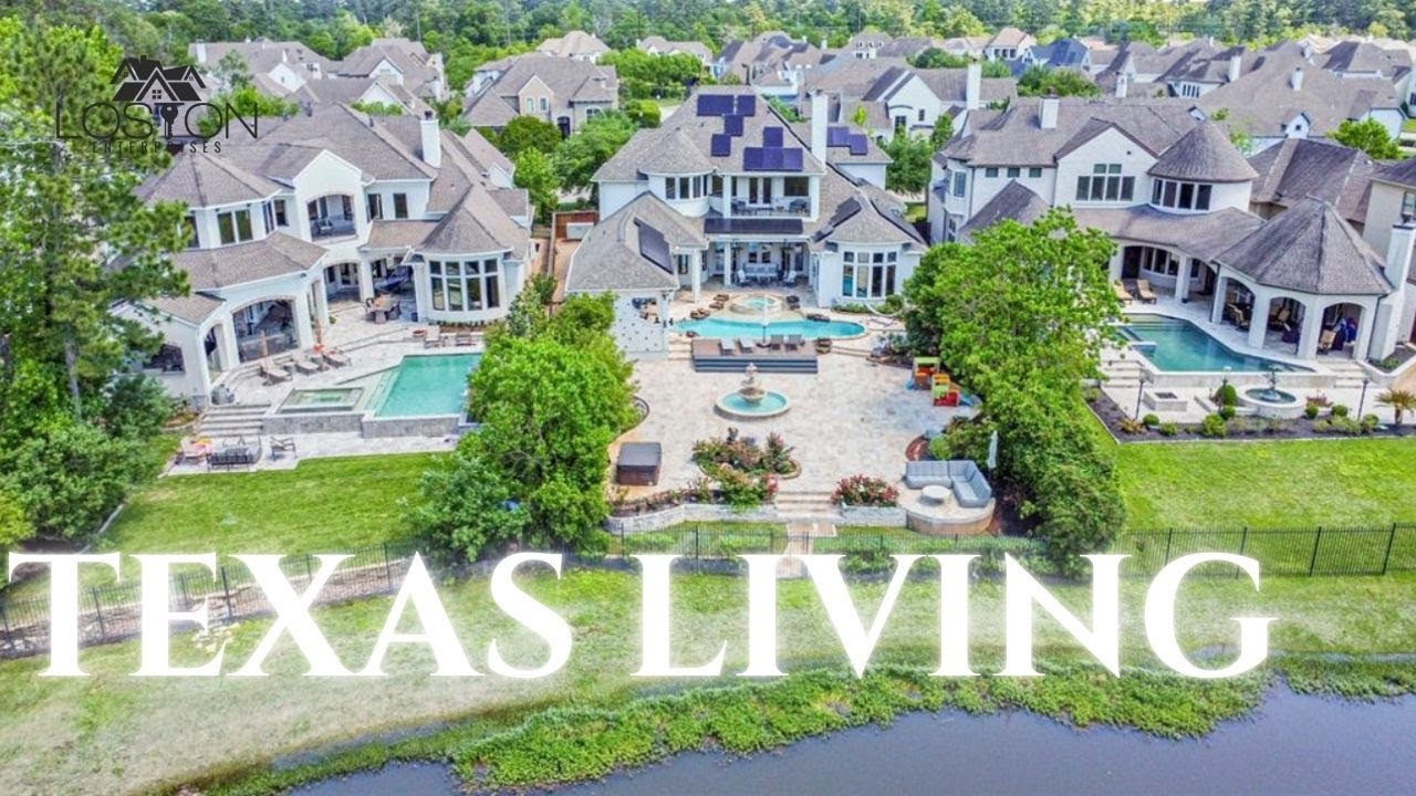 5 Bed 6 Bath Empty Home Tour The Woodlands, Texas • Private Pond • Pool + Jacuzzi • Houston Living
