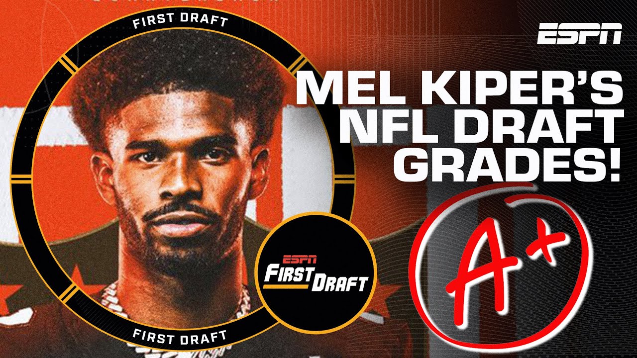 ✏️MEL KIPER'S 2025 NFL DRAFT GRADES🖍️ w/Field Yates & Greeny! | First Draft🏈