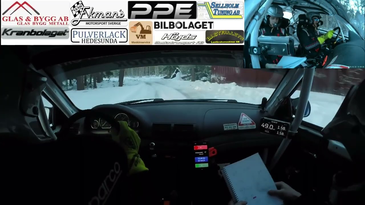 Flatout Sweden Rally Östersund 2026 SS7