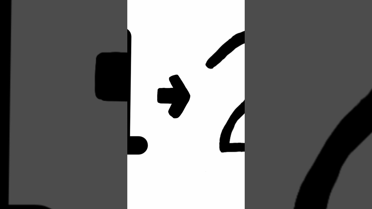 1 to 2 #animation #maths #math #mathematics #number #numbers