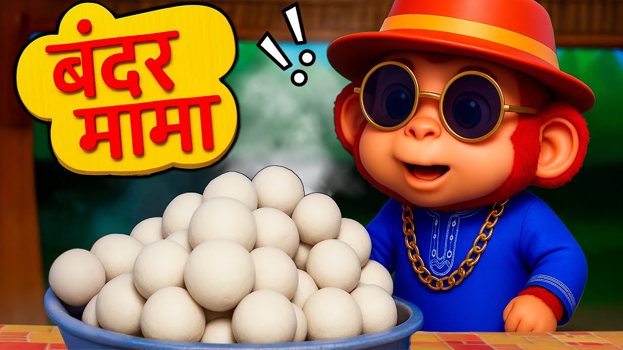 Bandar Mama Pahan Pajama - 3D Animated Hindi Rhymes