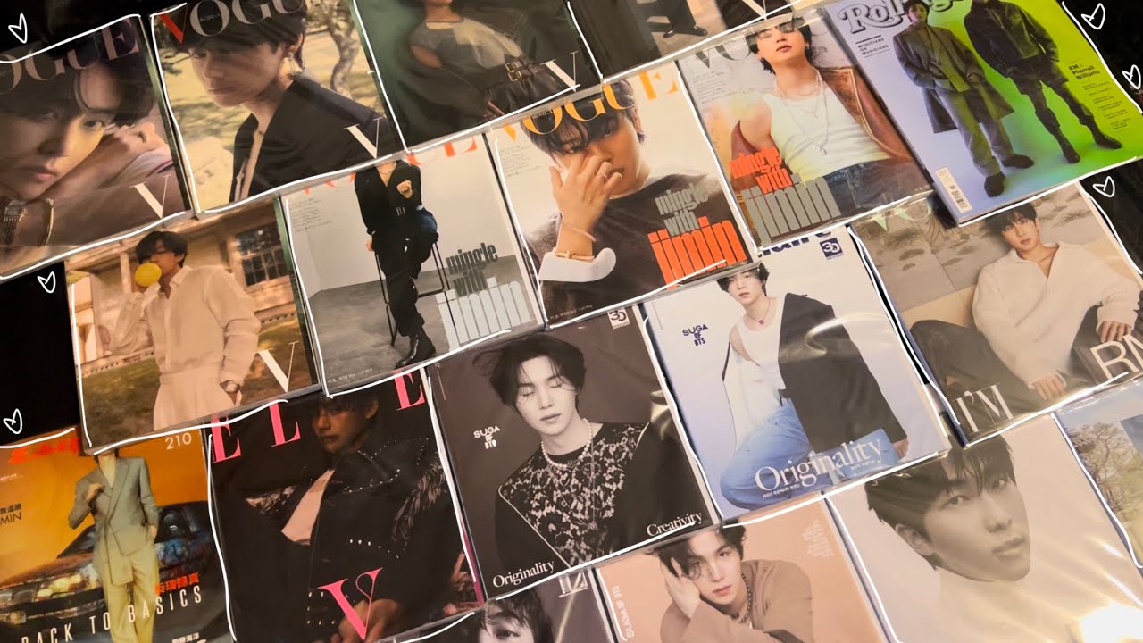 my bts magazine collection🪷