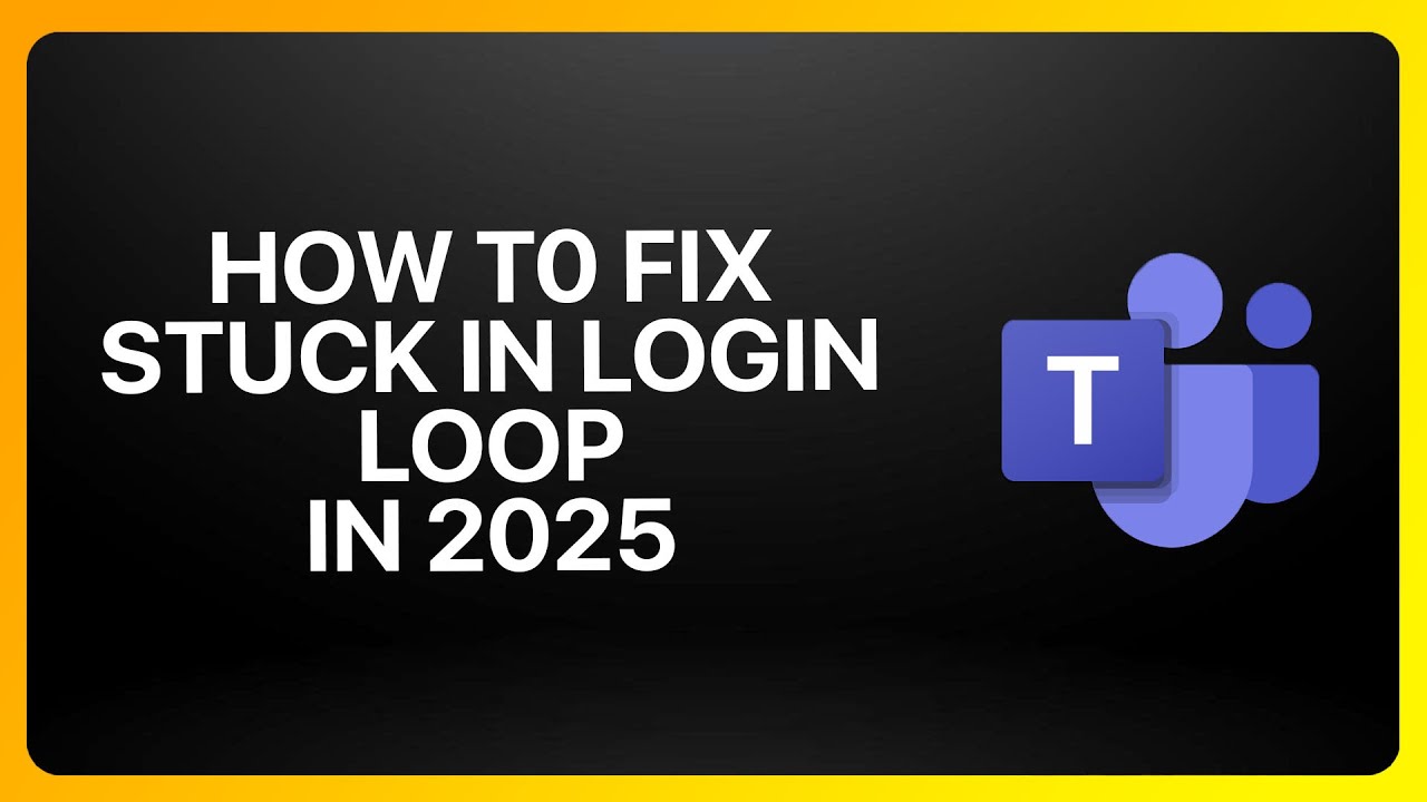 How To Fix Teams Stuck In Login Loop In Microsoft Teams ! Tutorial
