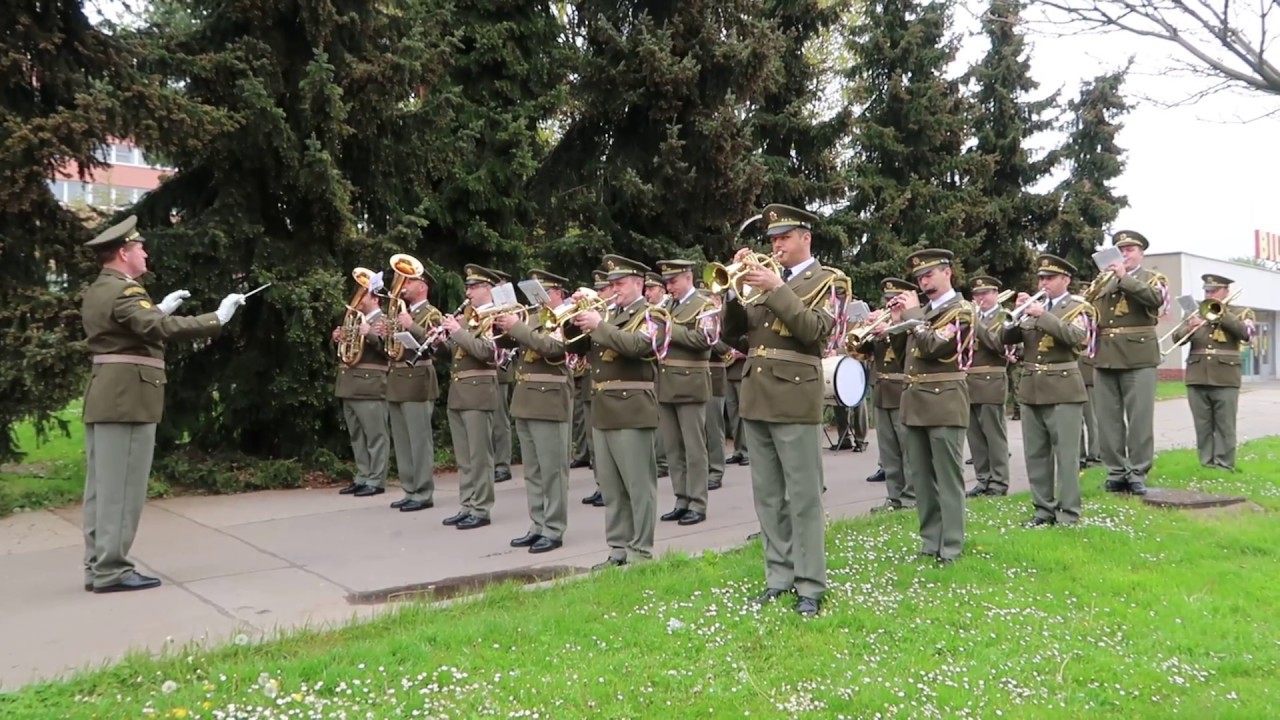 Ústřední hudba AČR - polská a česká hymna