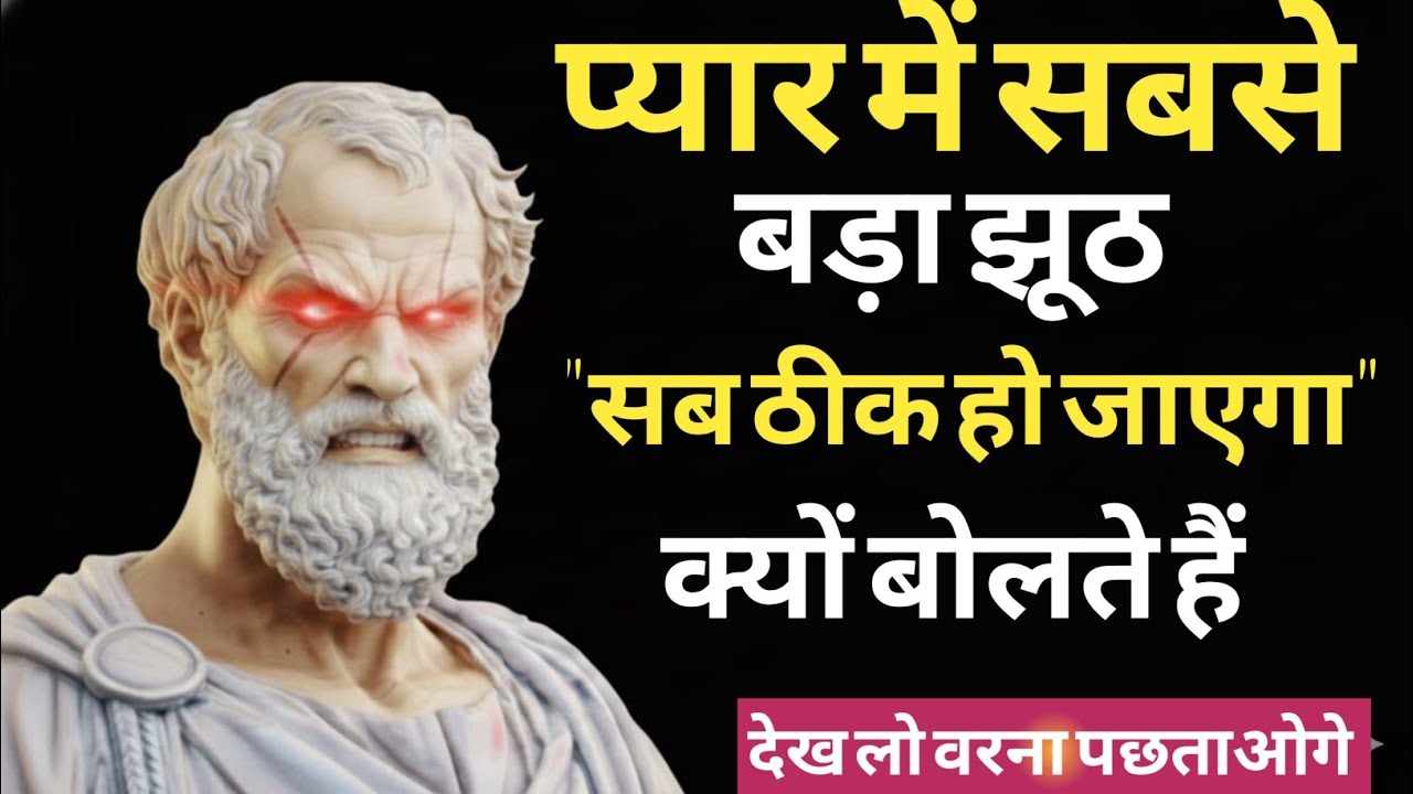प्यार में सबसे बड़ा झूठ | “सब ठीक हो जाएगा” | कड़वा सच जो कोई नहीं बताता