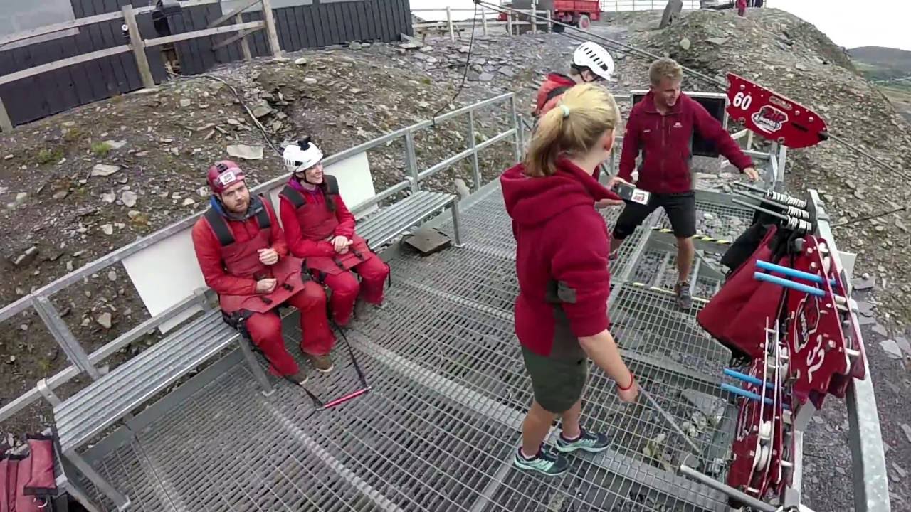 Zip World Velocity - Ben's Head Cam