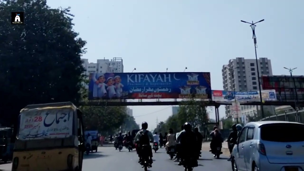 Bike Tour | Ayesha Manzil to Lasbela Chowk | Street Life of Karachi