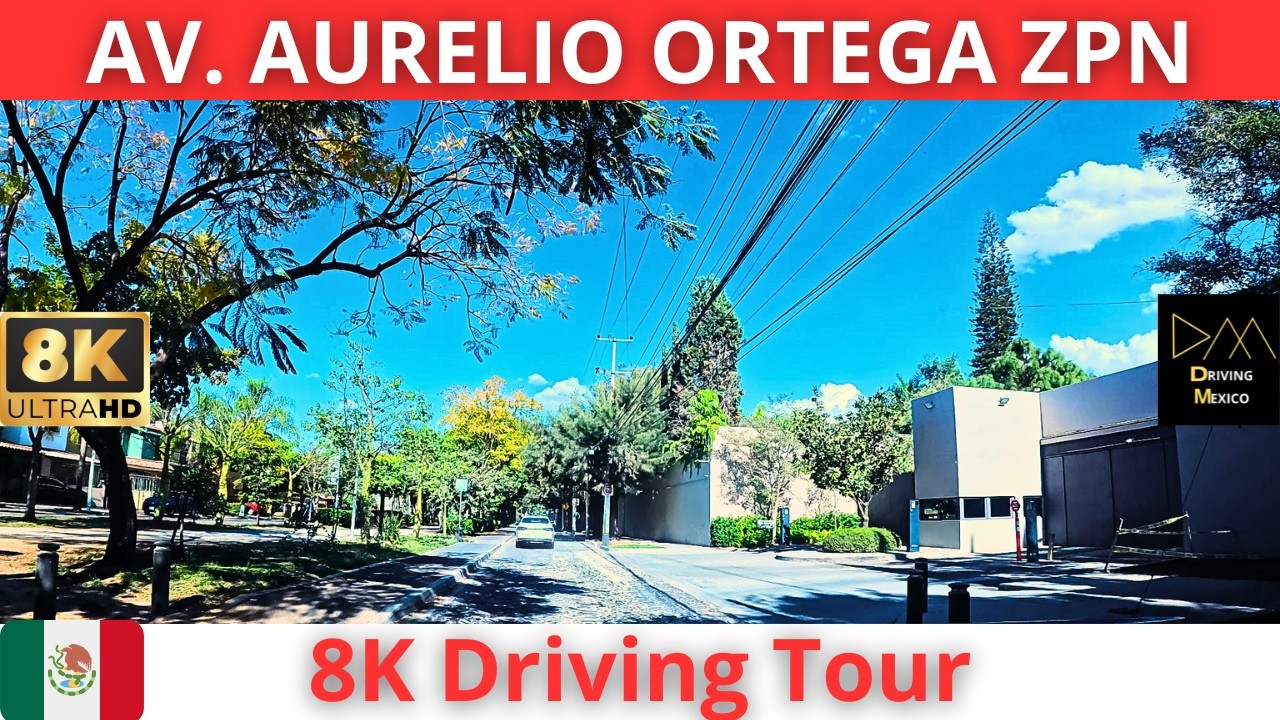 Manejando en ZAPOPAN 2026 en AV. AURELIO ORTEGA de Colonia Seattle a Atemajac 8K