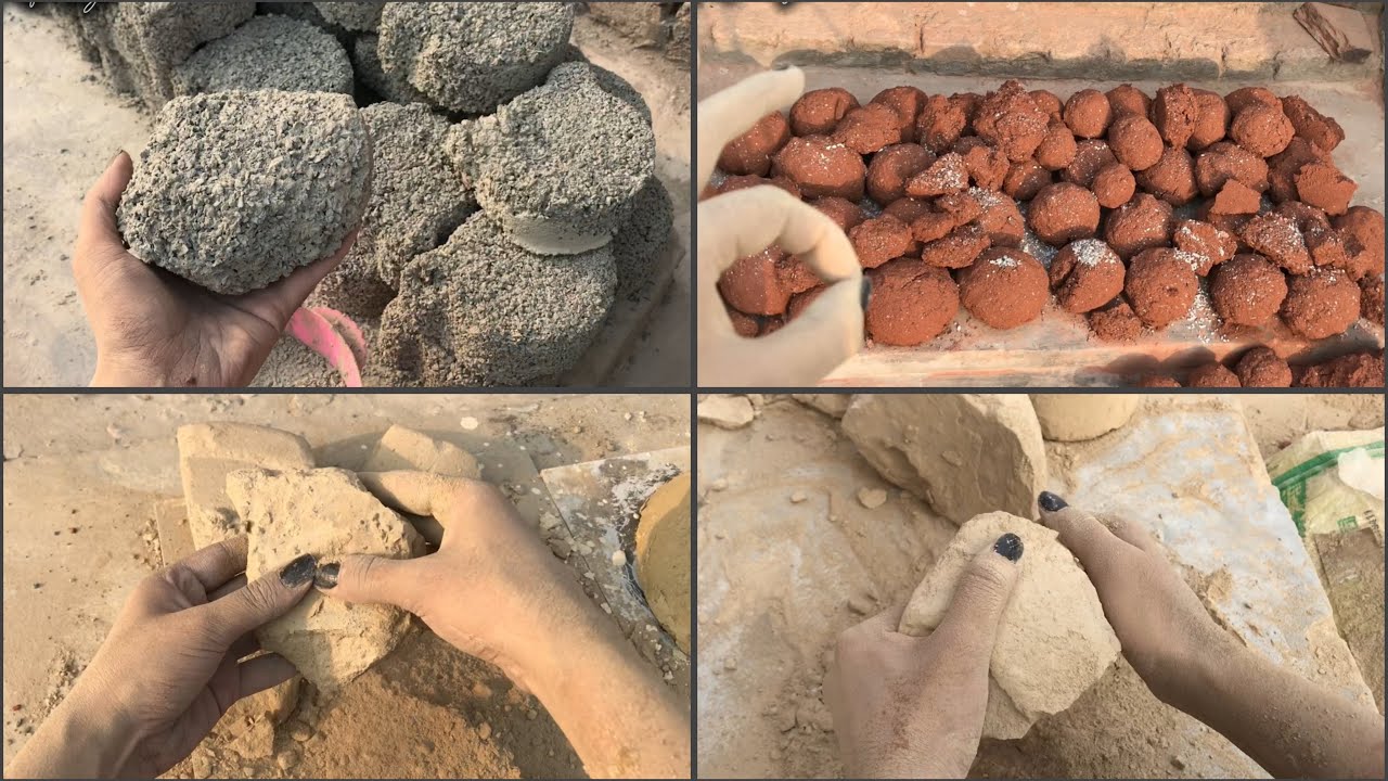 Crumbling vlog part 2 🥰ya chat mary papa ki ni hy😂mud ki crumbling floor py kis ko satisfying lgti😀