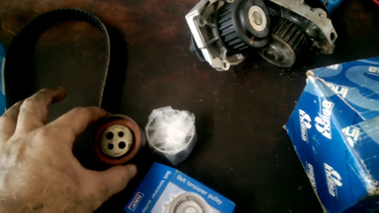 Troca da bomba d'água do Siena Fire