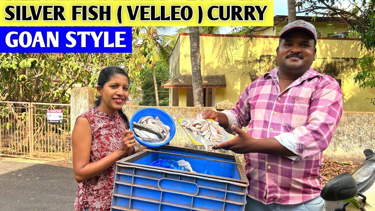 Silver Fish (Velleyo) Curry Goan Style | Goan Vellyachi Curry | Goan Couple