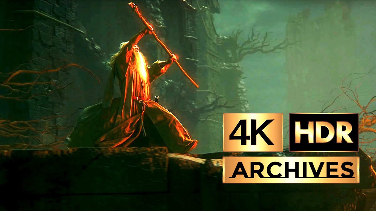 The Desolation of Smaug |4K-HDR| The Enemy Revealed - Gandalf vs. Sauron (2013)