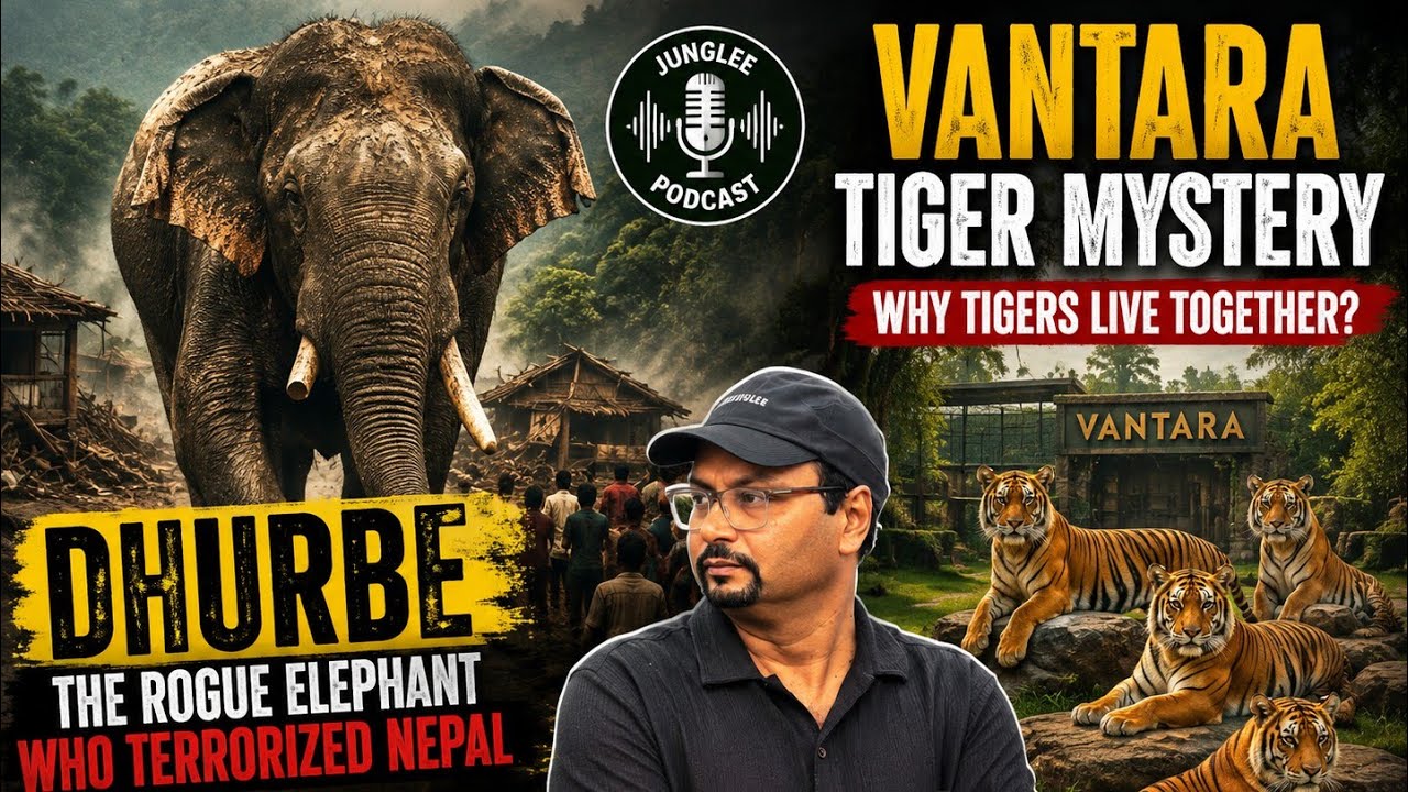 Dhurbe: The Rogue Elephant Who Terrorized Nepal | Vantara Tiger Mystery ! Jungle Podcast ! Wildlife 