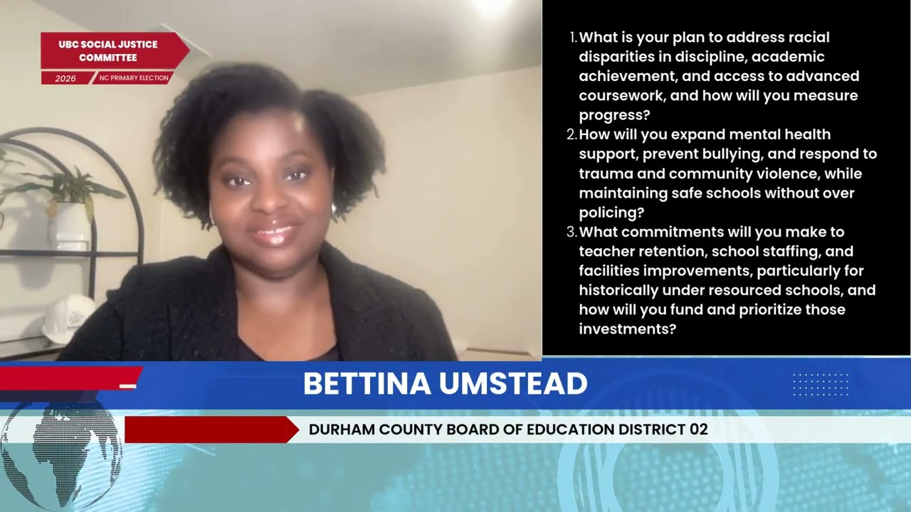 Durham County Board Of Educaton District 2 - Bettina Umstead