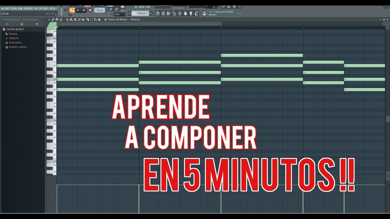 APRENDE A COMPONER EN FL STUDIO!! // CURSO BÁSICO //ACORDES Y MELODIAS