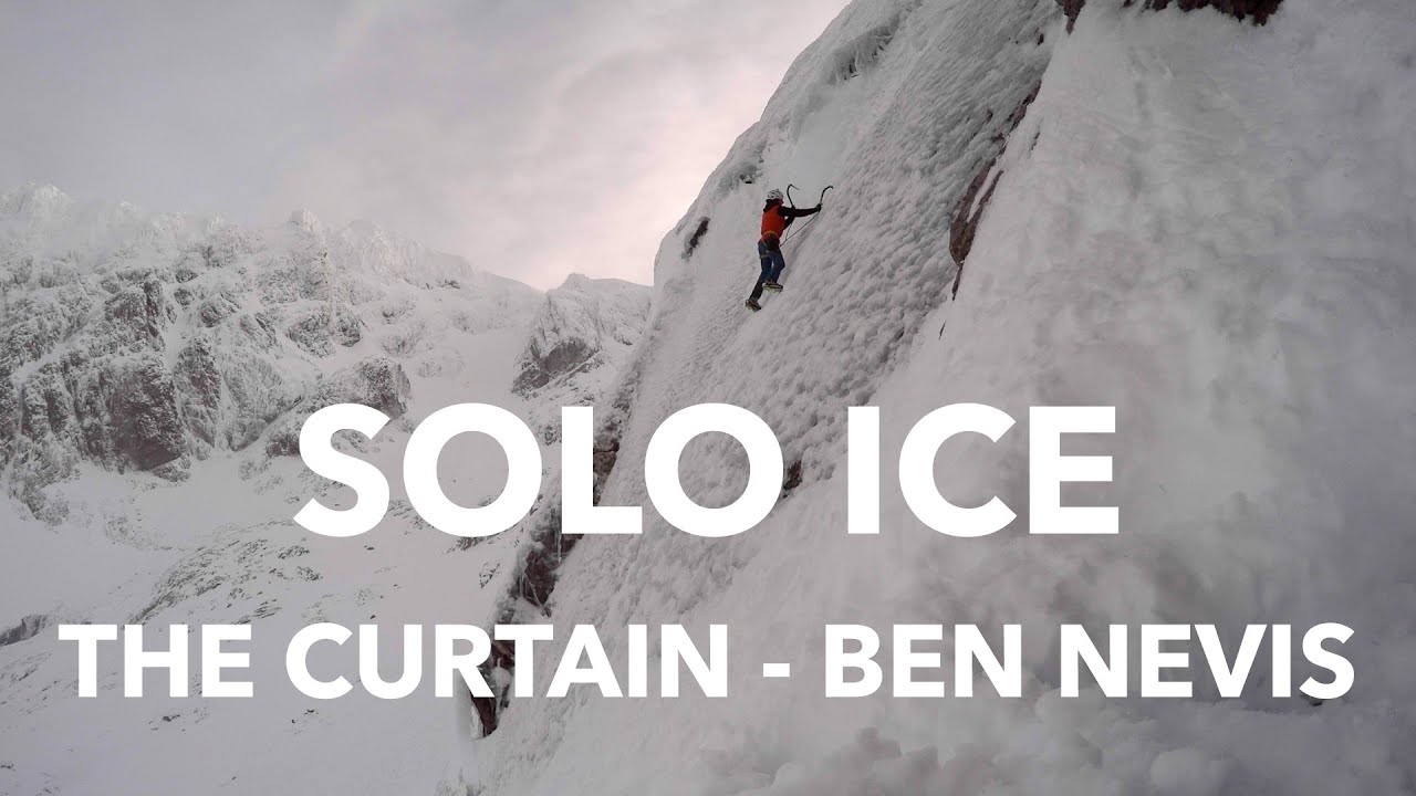 Solo on The Curtain, Ben Nevis