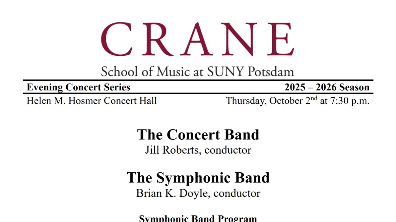 Crane Symphonic and Concert Bands