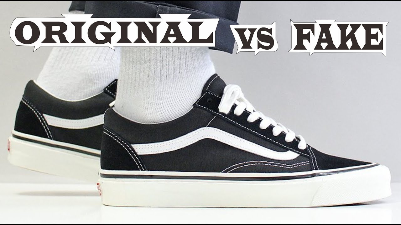 Vans Old Skool 36 DX Anaheim Factory Black Original & Fake