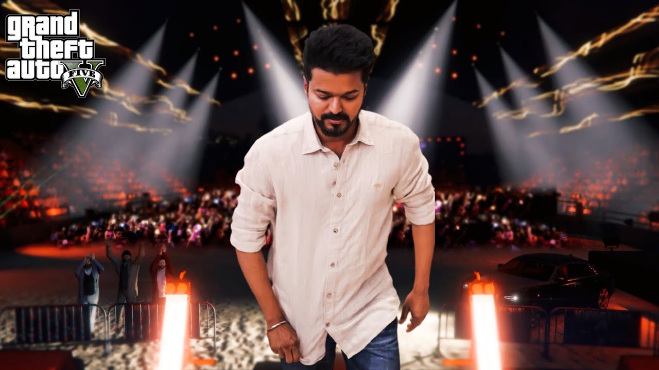 THALAPATHY VIJAY came for LEO AUDIO LAUNCH in GTA 5 | Tamil | #77