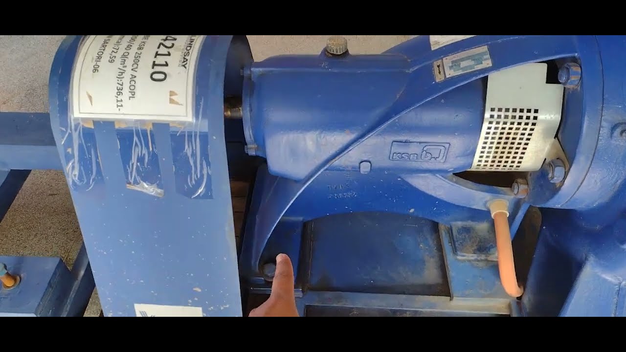 Motobomba KSB de mais de 740 m³/h