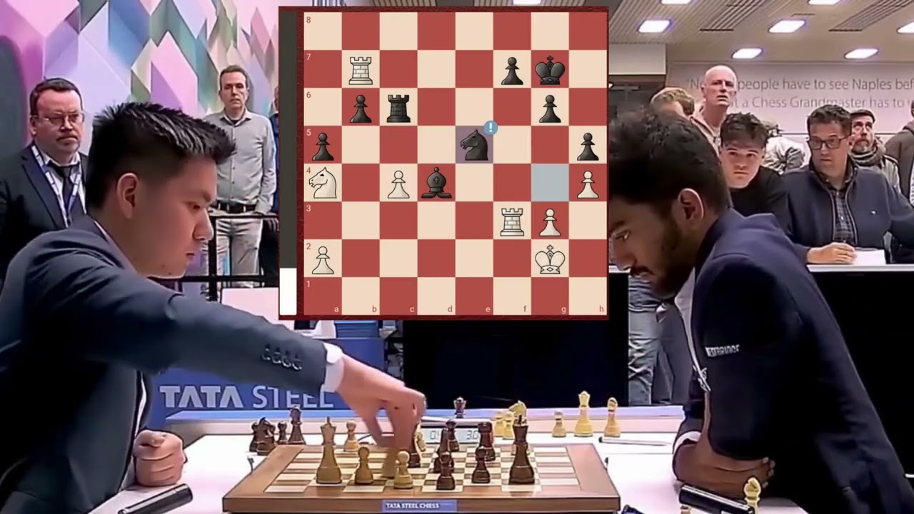 Gukesh D Scores First Win of 2026 | Round 5 Tata Steel Chess vs Nguyen Thai Dai Van #chess