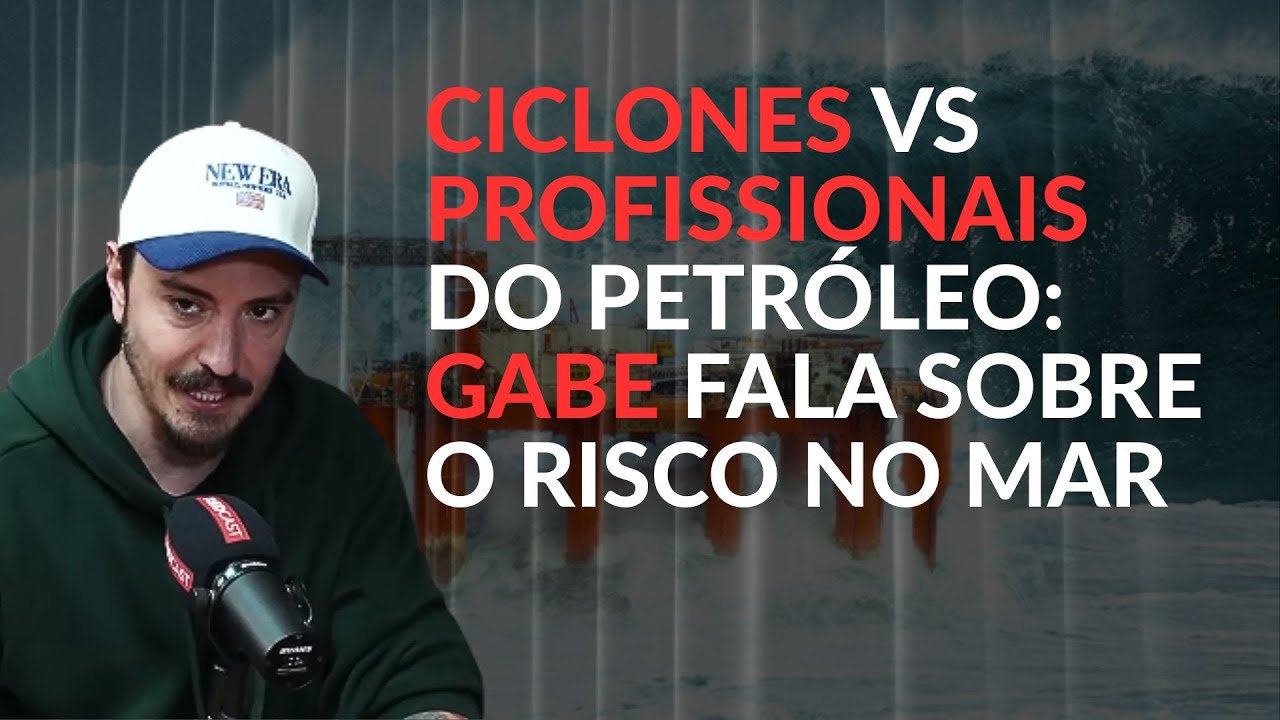 O Perigo de Viver no Mar Gabe Sobre o Trabalho em Plataforma Durante Tempestades #cortespodcast