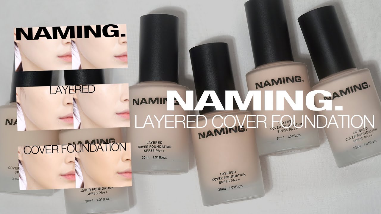 네이밍 레이어드 커버 파운데이션 전색상 얼굴발색 | 수부지 파운데이션 추천 ✦ | 레이어드 핏 쿠션 전색상 컬러비교