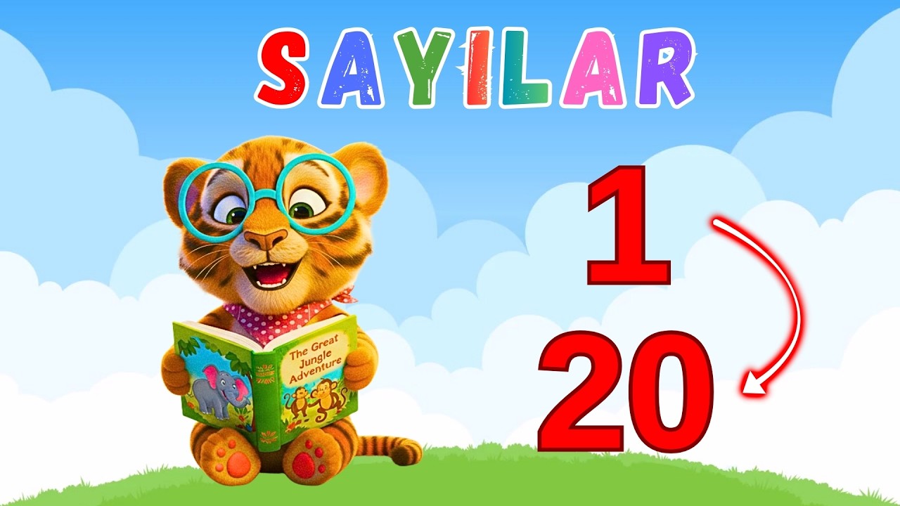🌈 1’den 20’ye Sayılar 🔢 Minikler İçin Süper Eğlenceli Öğrenme 🎉