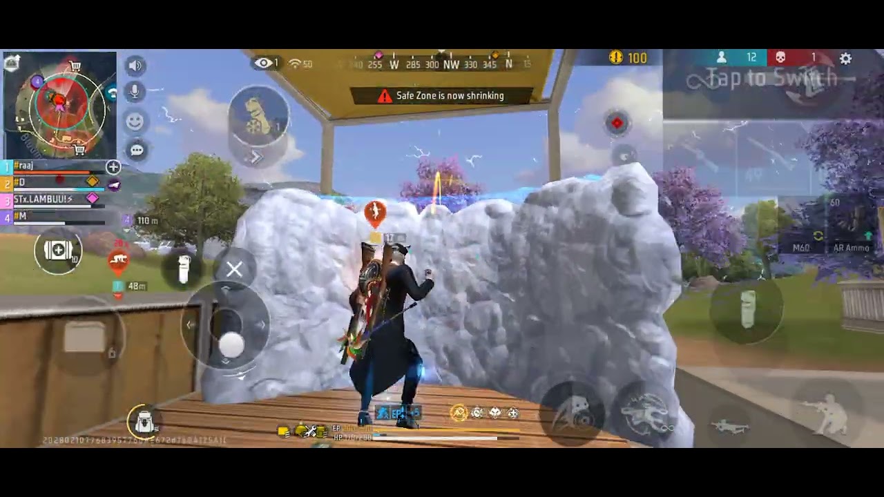 FULL OF FUN 😂 DON'T MISS THE END LAST ZONE INSANE vs SNIPER 😦 #freefire #trending #syntrixesports 