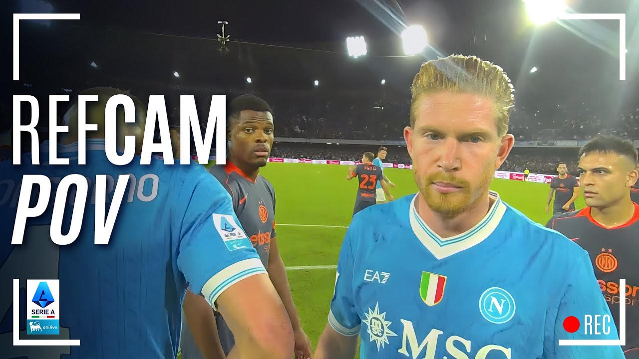 REF CAM POV: You Are The Referee in Napoli-Inter | Serie A 2025/26