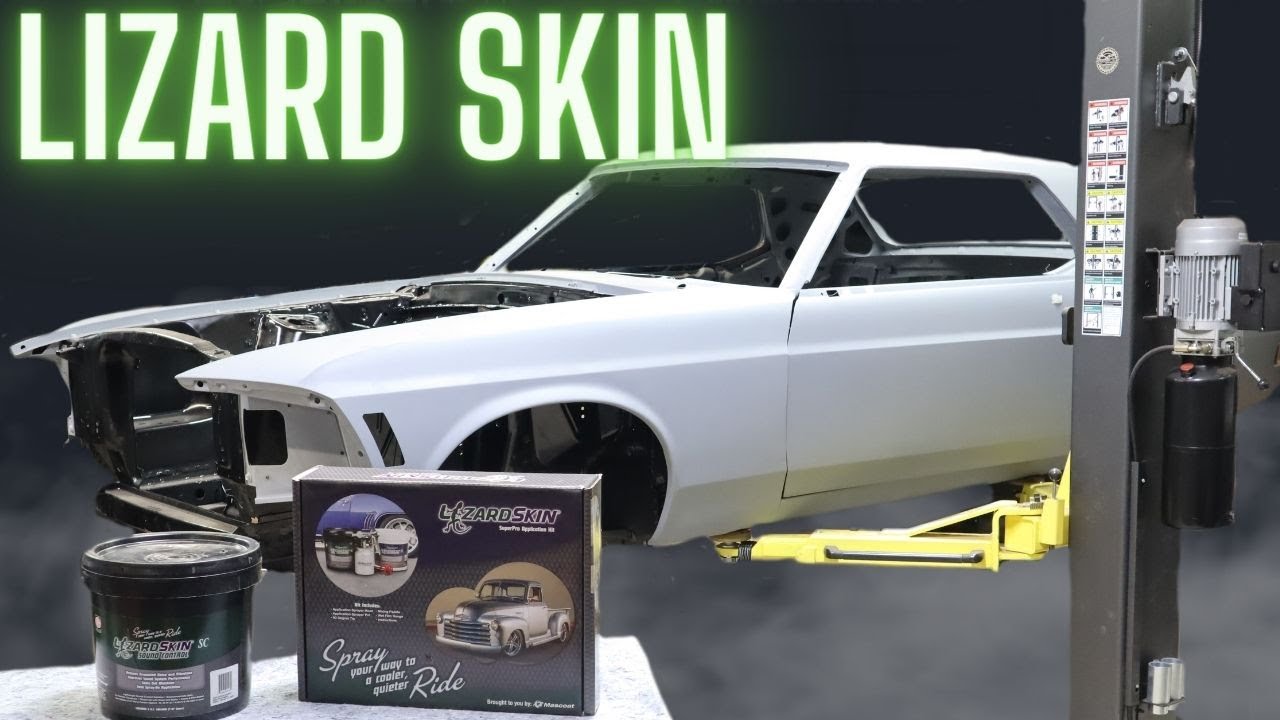 Applying Lizard Skin Sound Control to our 1970 Ford Mustang - Project Clara