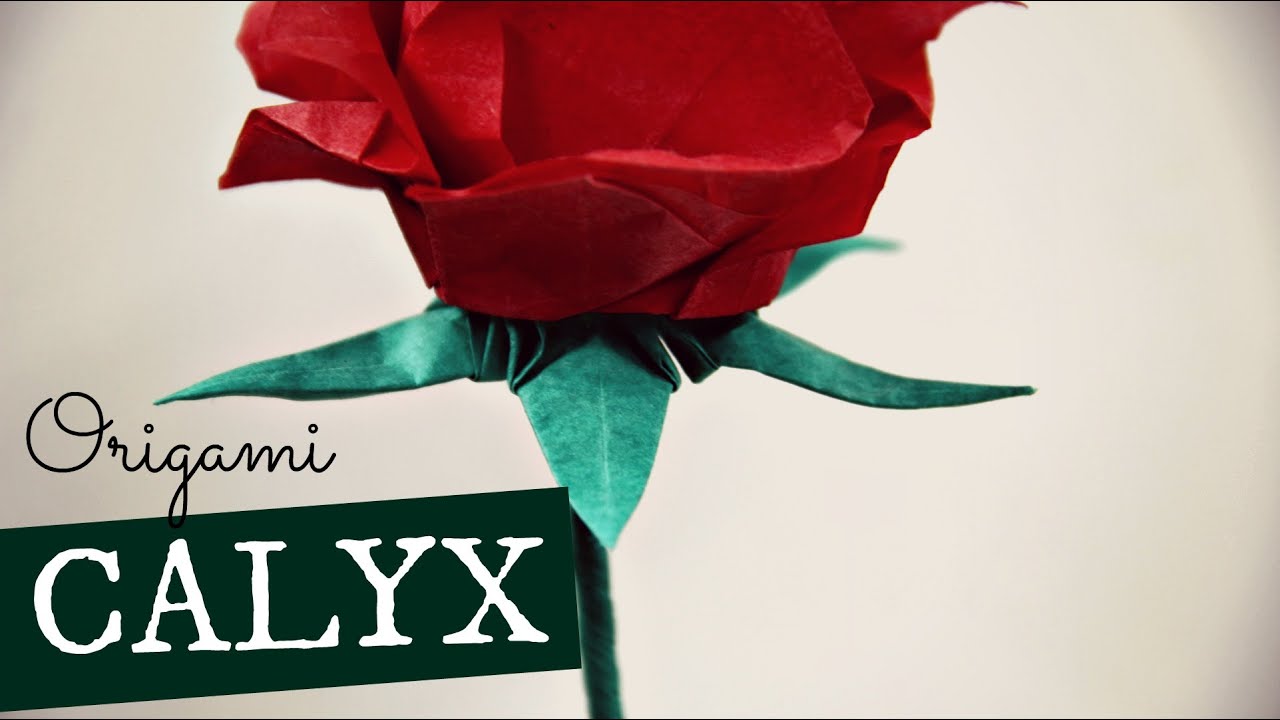 Как сделать оригами-чашечку (для пятиугольной розы) от Кейд Чан