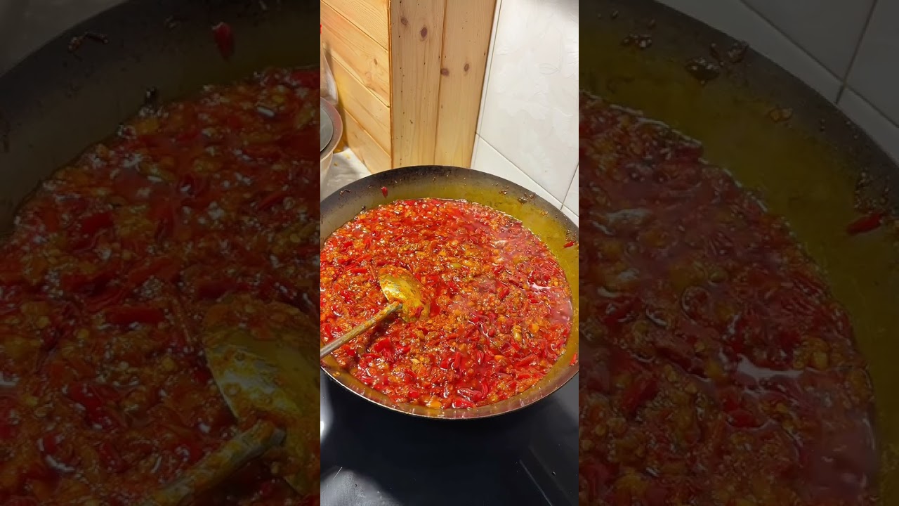 With this pickled chili sauce I could eat ten steamed buns