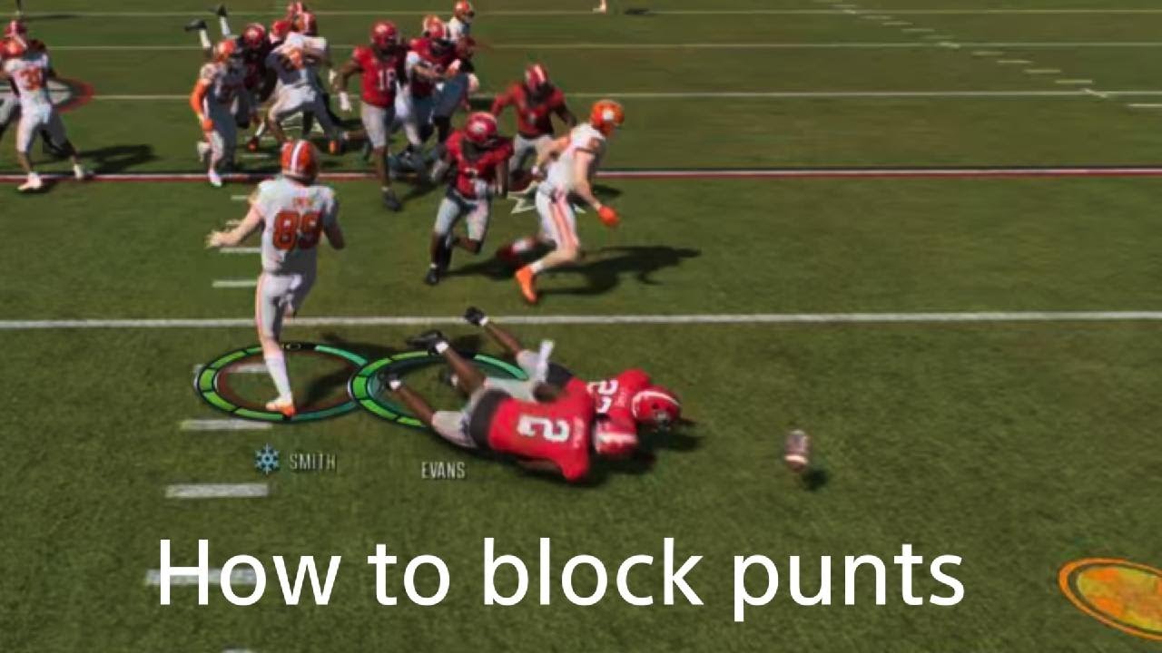 The perfect guide  to blocking punts in NCAA Football 26