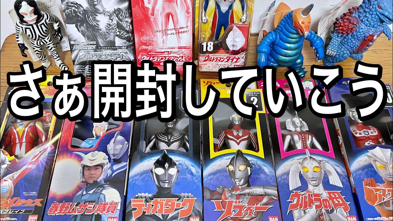【コレクターなら知っておきたい】未開封の箱入りソフビを開封していくぞ！！