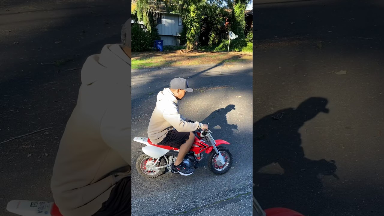 First time driving a motorcycle