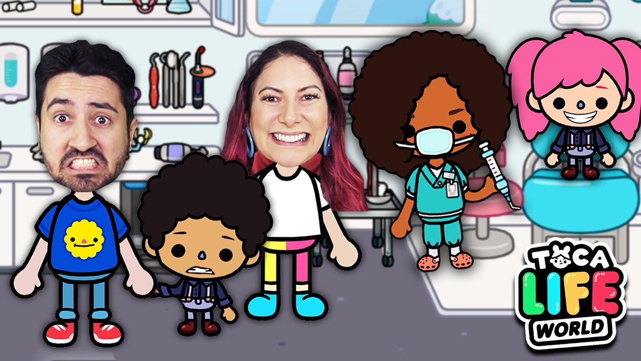 LEVAMOS NOSSOS GÊMEOS PARA O DENTISTA no Toca Life