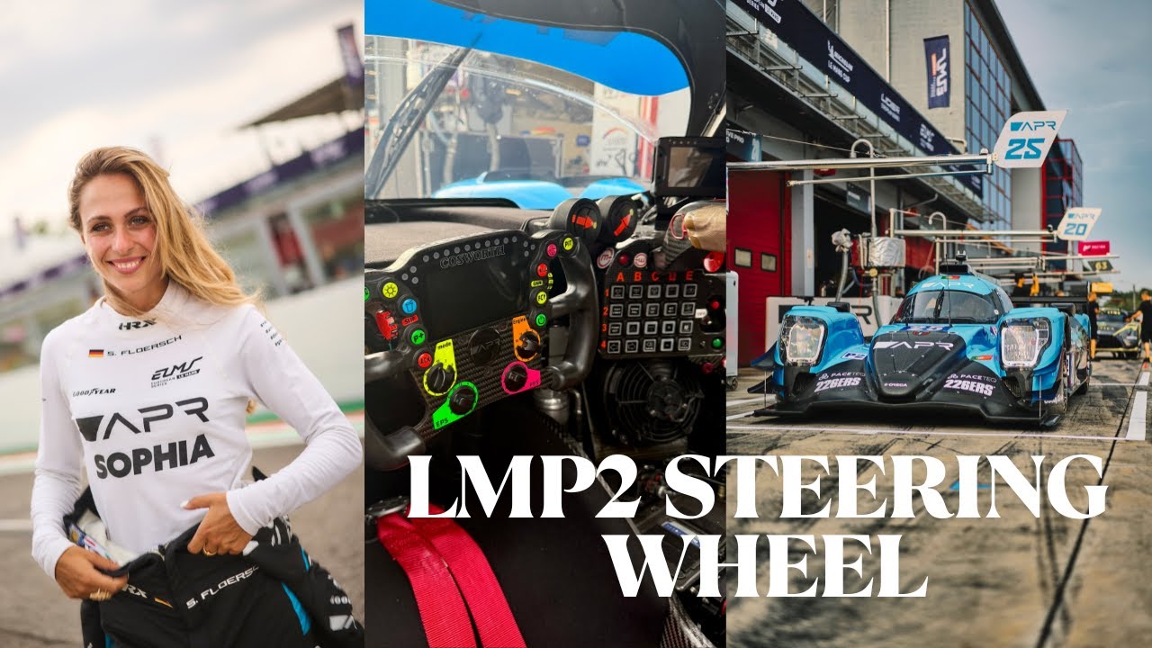 Buttons Explained: Inside an LMP2 Steering Wheel | ELMS Imola | SOPHIA