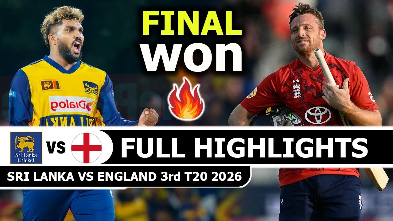 SL vs ENG 3rd T20 Highlights 🔥 | Sri Lanka vs England | Full Match Highlights