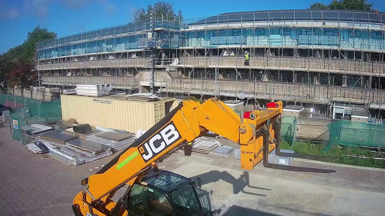 Apartment block renovation timelapse